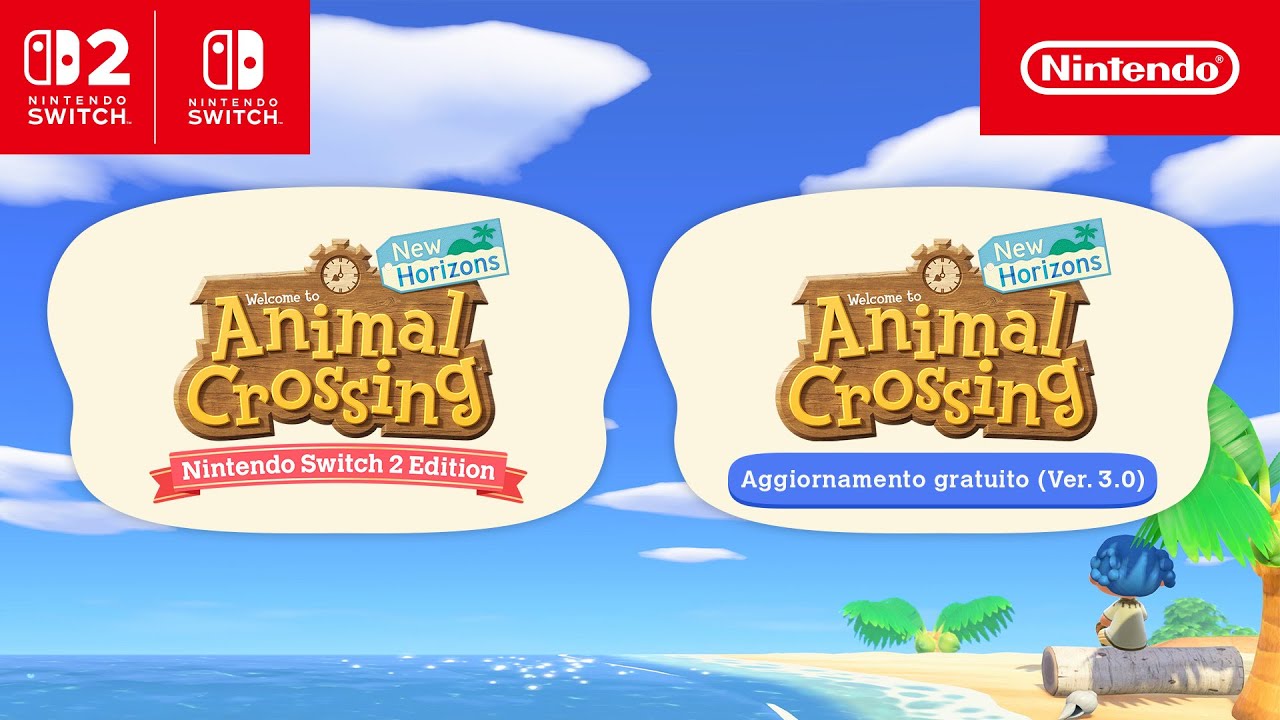 animal crossing aggiornamento